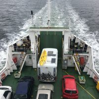 Bertie in pole position on the way to Mull