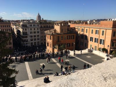 From the top of the Spanish Steps