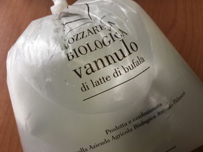 A small bag of mozzerella