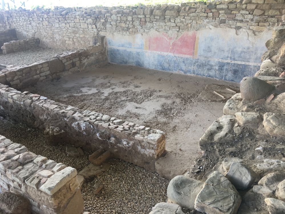 Frescos - it still amazes me that plaster and paint can last for two thousand years (give or take)