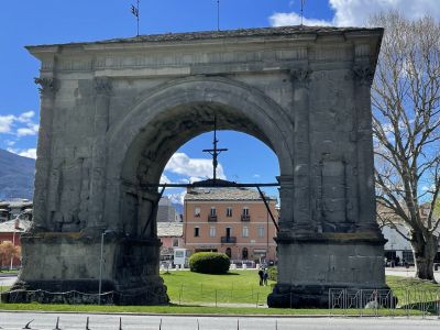 Arco do Augusto. A monument built to celebrate Augustus’ victory over the native Salassi people.