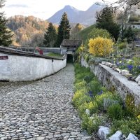 Gruyeres cobbled streets