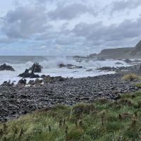 Wild waves at Muckle Hythe