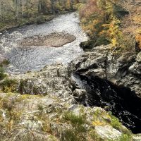 The narrowest point at Randolph's Leap before the river widens again