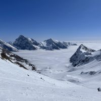 Sea of cloud over the Alagna valley